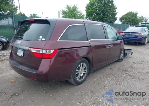 2013 Honda Odyssey Ex-L из США, поврежденный, VIN 5FNRL5H6XDB016394